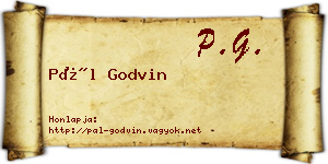 Pál Godvin névjegykártya