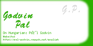 godvin pal business card